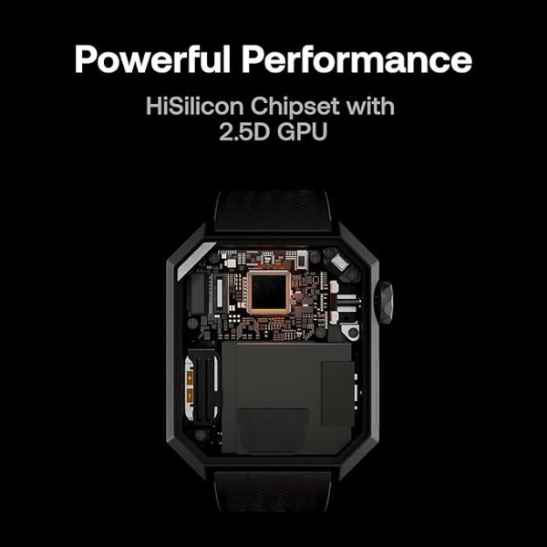 layers anarc smart watch–1.85” amoled octagonal display i stainless steel–designed in london i hisilicon processor i 6 axis motion sensor i precise heart rate & spo2 monitoring i ip68 water resistant