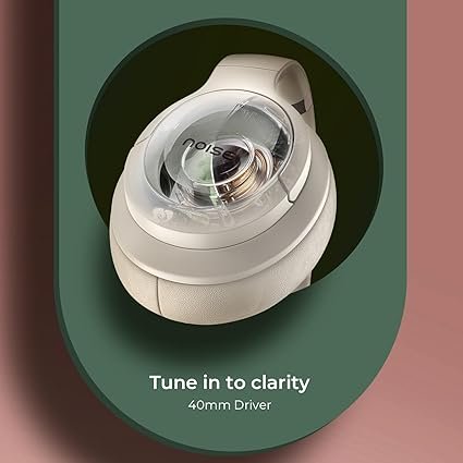 noise airwave max 4 wireless over ear headphones with 70h playtime, enc, 40mm driver, low latency(up to 40ms), dual pairing, bt v5.4 noise airwave max 4 wireless over ear headphones with 70h playtime, enc, 40mm driver, low latency(up to 40ms), dual pairing, bt v5.4