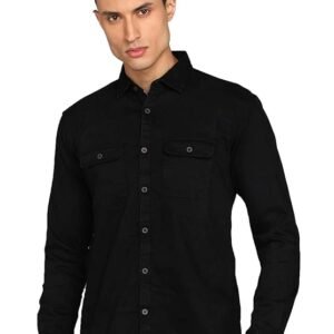 kuons avenue men's denim casual shirt| regular fit |
