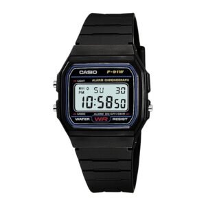 casio youth series digital black dial unisex watch
